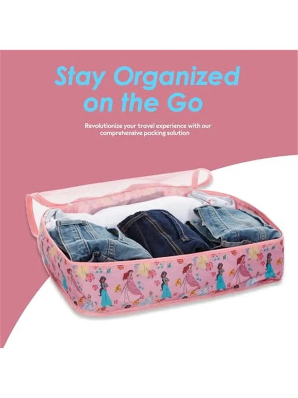 Disney Packing Cubes Travel Organizer Compression Luggage 5 Piece Set Mickey